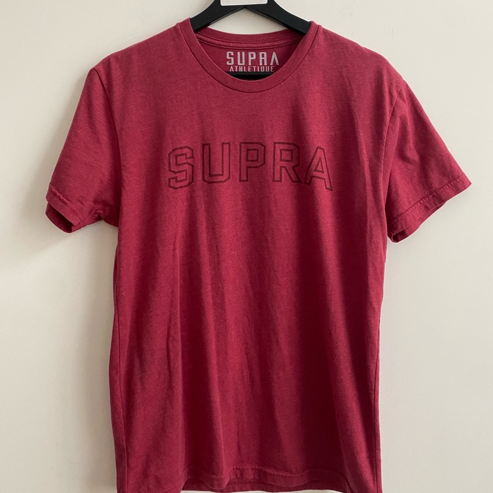 Supra Athletic Red Short Sleeve Tee 2/$10